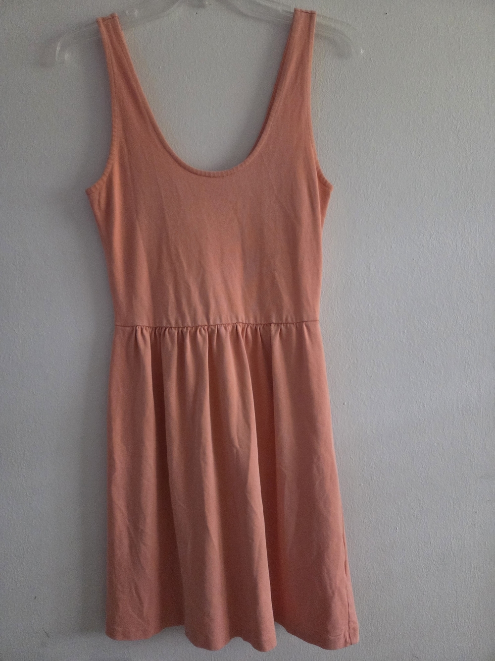 J. Crew Peach Scoop-Neck Sleeveless Dress